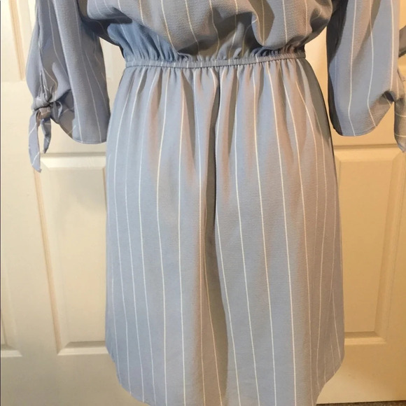 NWOT Soprano Striped Off the Shoulder Dress M - Picture 9 of 14